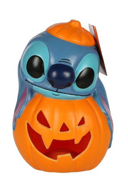 12-Inch Disney Light Up Stitch Pumpkin Stack Decoration - US 3195