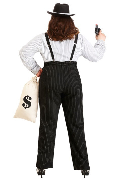 Plus Size 1920s Gangster Lady Costume - US 9997