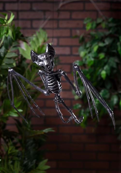 22-Inch Medium Black Bat Skeleton Prop Decoration - US 9407