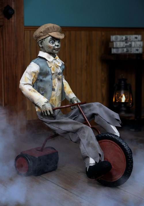 2.5FT Wheels McGee the Tricycle Doll Animatronic Decoration - US 7844