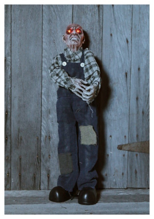 30 Inch Plaid Moving Zombie Prop - US 8308