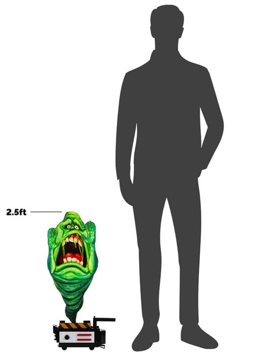 2.6FT Ghostbusters Animatronic Ghost Trap Slimer Decoration - US 3697