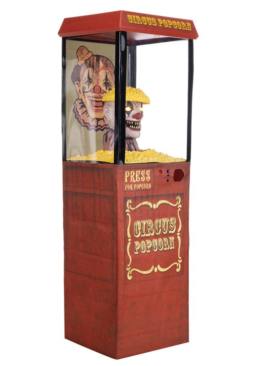 5.7FT Kernelias the Popcorn Clown Animatronic Decoration - US 4750