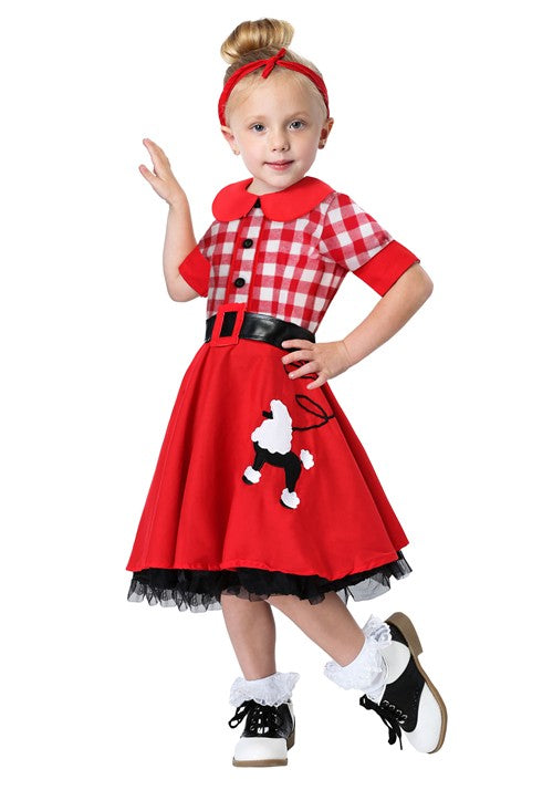 Toddler 50's Darling Costume for Girls - US 1873