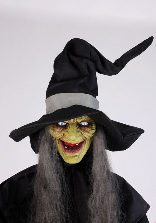 6.5FT Auntie Althea the Storybook Witch Animatronic Decoration - Scream Saver - US 9136