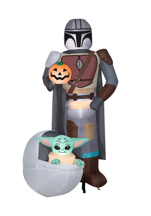 6.5FT Star Wars Mandalorian & The Child Inflatable Decoration - US 4833