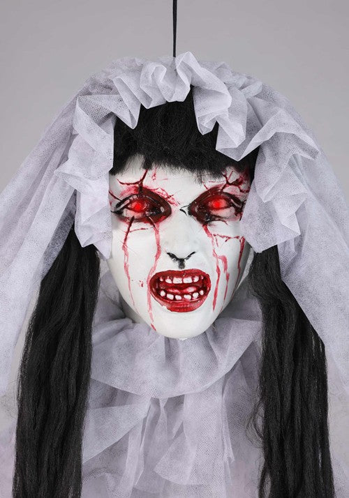 6FT Ghostly Gloria the Hanging Bride Animatronic Decoration - US 2725