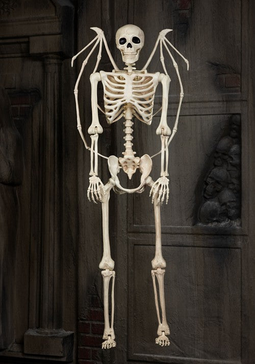 5FT Poseable Winged Skeleton Decoration - US 7348