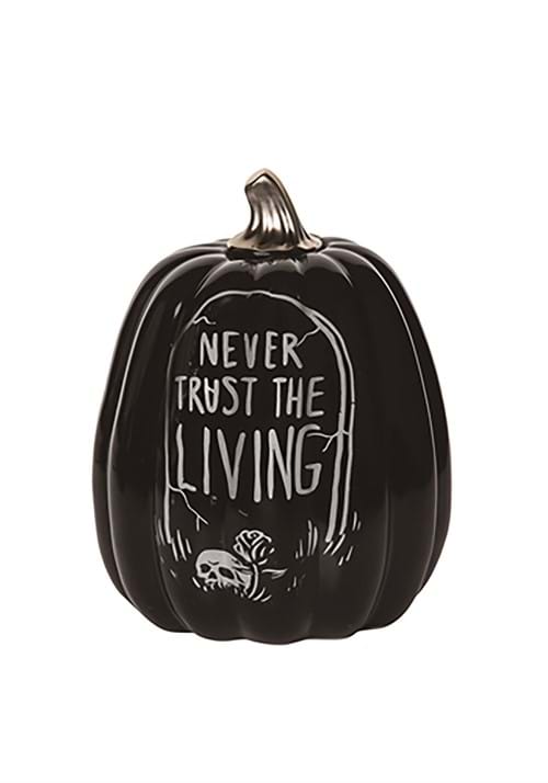 9-Inch Ceramic Tombstone Pumpkin Prop Decoration - US 4079