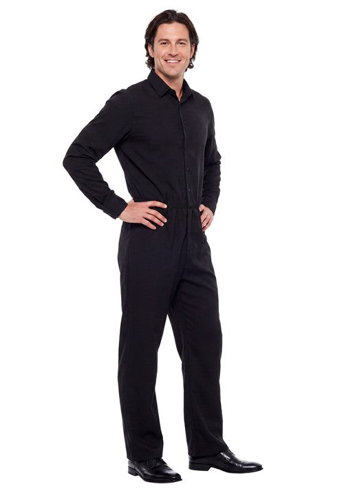 Men's 70's Black Bell Bottom Costume Pants - US 8579