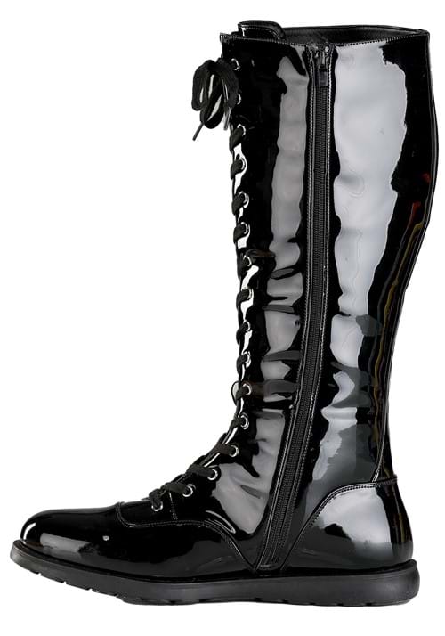 Black Wrestling Costume Adult Boots - US 0478