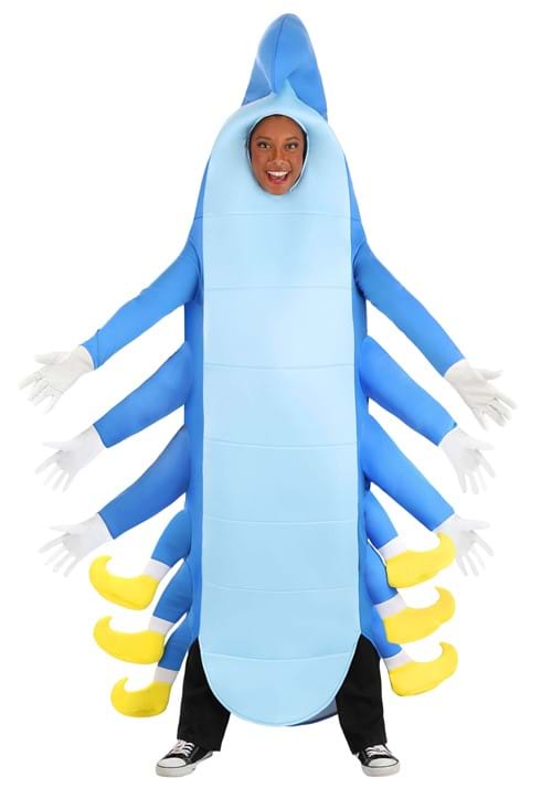 Blue Caterpillar Costume for Adults - US 6796
