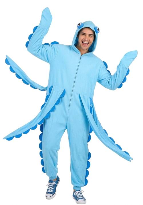 Adult Cozy Octopus Costume Onesie - US 8221