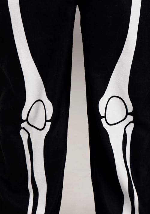 Cozy Skeleton Costume Onesie for Adults - US 9020