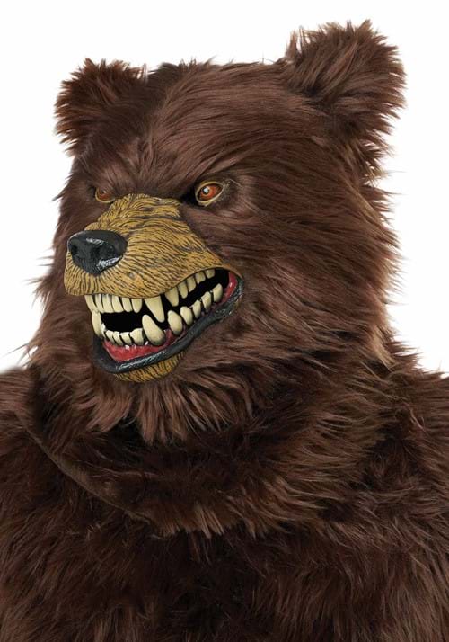 Deluxe Adult Grizzly Bear Costume with Ani-Motion Mask - US 6885