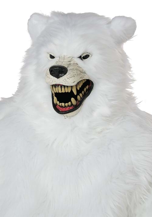 Adult Deluxe Polar Bear with Ani-Motion Costume Mask - US 2524