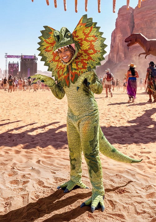Dilophosaurus Adult Costume - US 9221