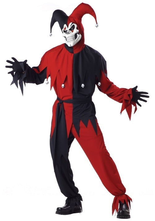 Adult Evil Jester Costume - US 3088