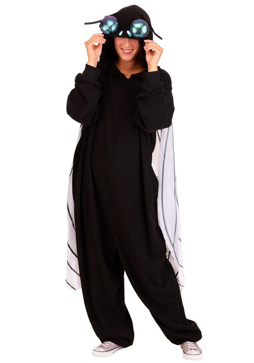 Adult Fleece Fly Costume Onesie - US 5340