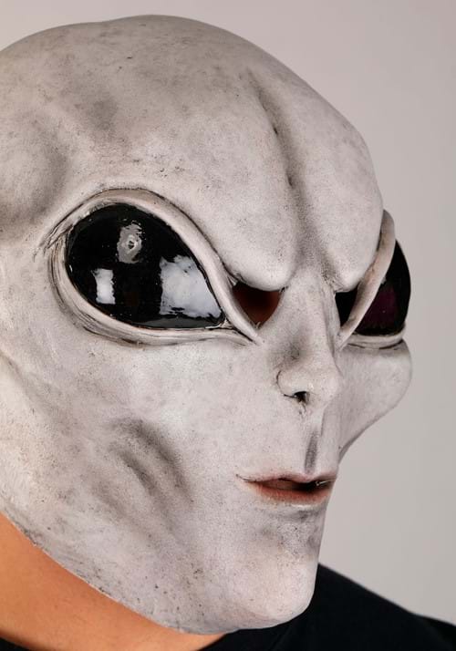 Gray Alien Costume Mask for Adults - US 2400