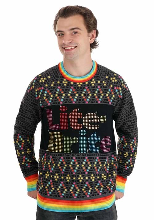 Adult Hasbro Lite Brite Christmas Sweater - US 5057