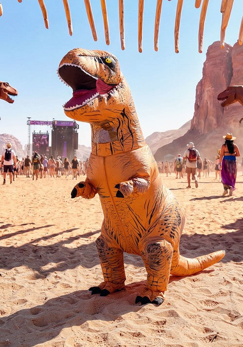 Inflatable Adult T-Rex Costume - US 8739