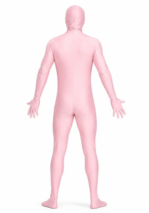 Adult Invisible Man Pink Zentai Skinsuit Costume - US 6995