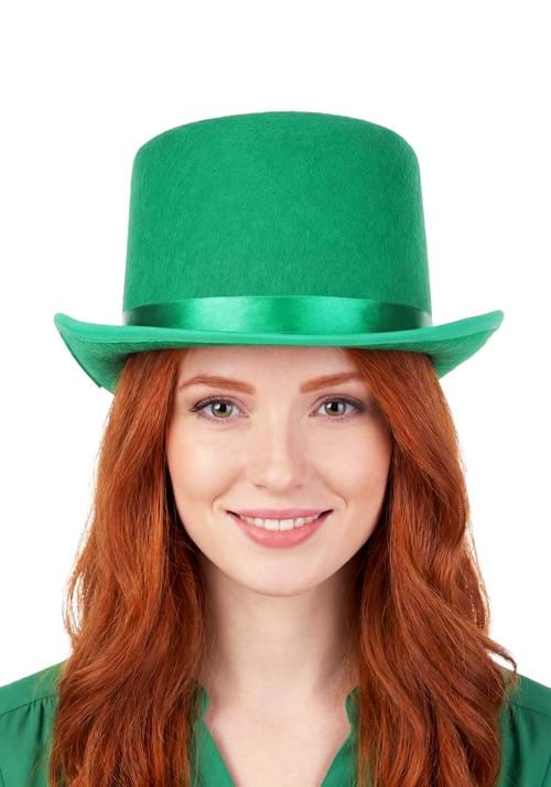 Adult Lucky Green Top Hat Accessory - US 6216