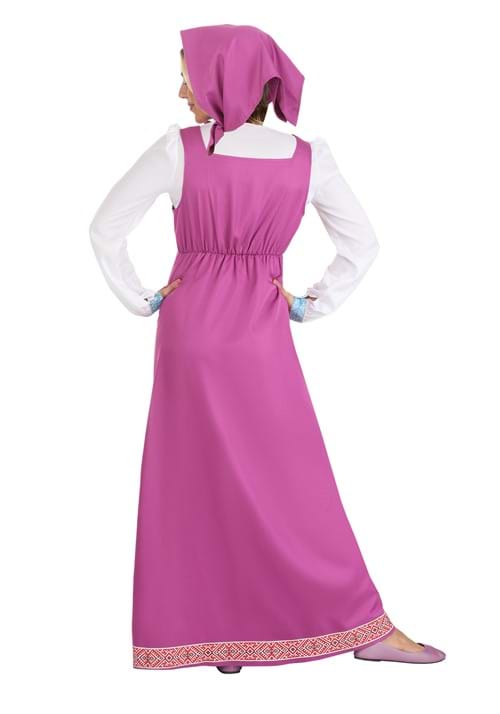 Masha and the Bear Masha Costume for Adults - US 5063