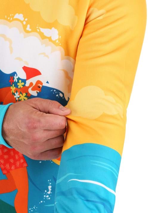 Mele Kalikimaka Surfing Santa Ugly Christmas Sweatshirt - US 0980