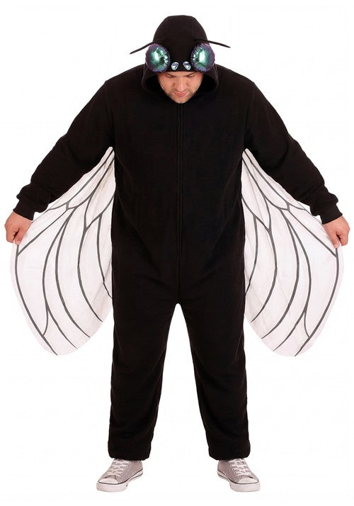 Plus Size Fleece Fly Costume Onesie for Adults - US 6829