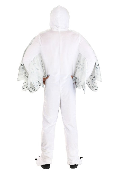 Plush White Owl Costume for Adults - US 6159