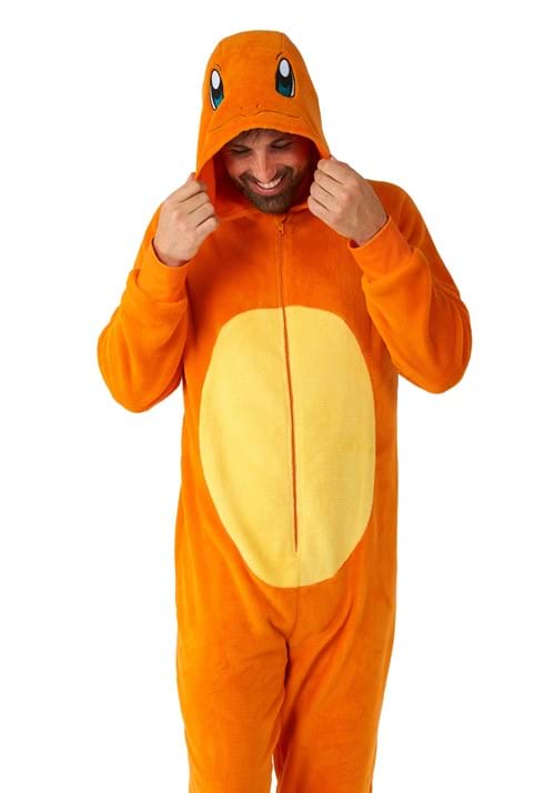 Pokémon Charmander Costume Onesie for Adults - US 8517