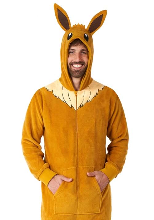 Pokémon Eevee Costume Onesie for Adults - US 8724