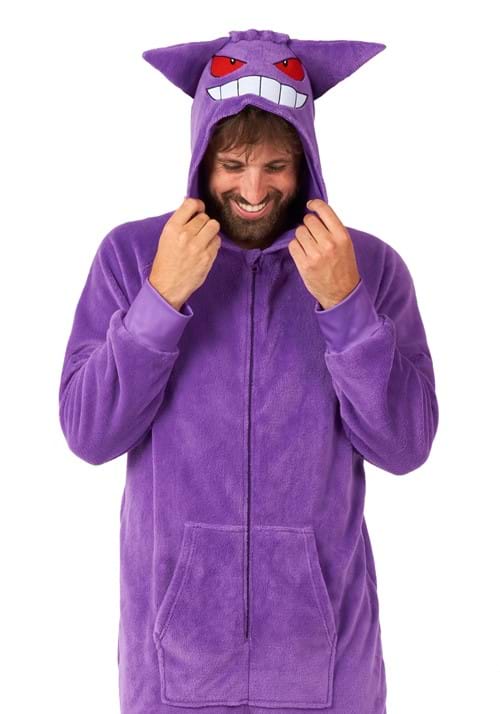 Pokémon Gengar Costume Onesie for Adults - US 5304
