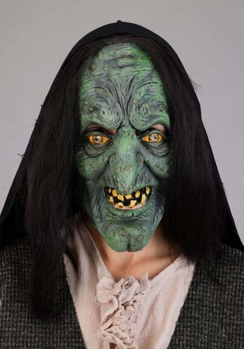 Premium Evil Green Witch Costume for Adults - US 7495