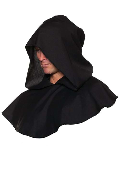 Black Reaper Hood for Adults - US 2969