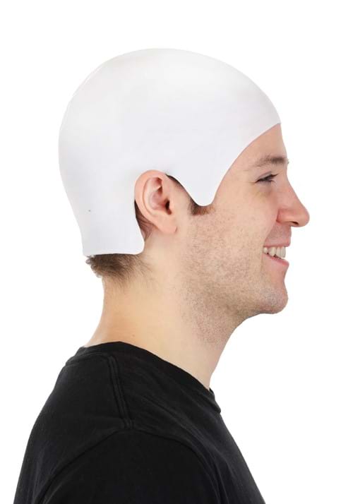 Adult White Costume Bald Cap - US 1928