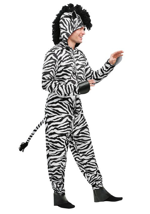 Wild Zebra Adult Costume - US 8485