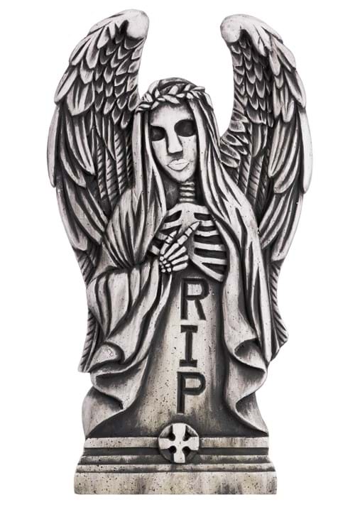24-Inch Angel of Death Tombstone Halloween Decoration - US 7229