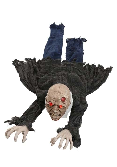 65-Inch Animated Crawling Zombie Decoration - US 9882