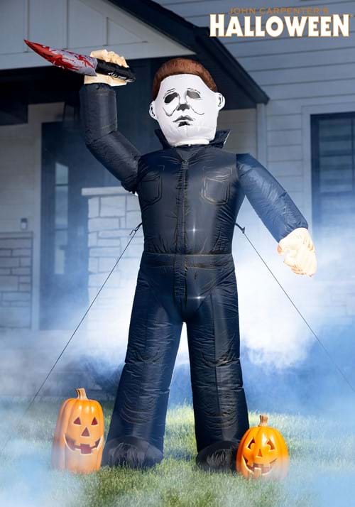 6FT Animatronic Michael Myers Inflatable Halloween Decoration - US 3537