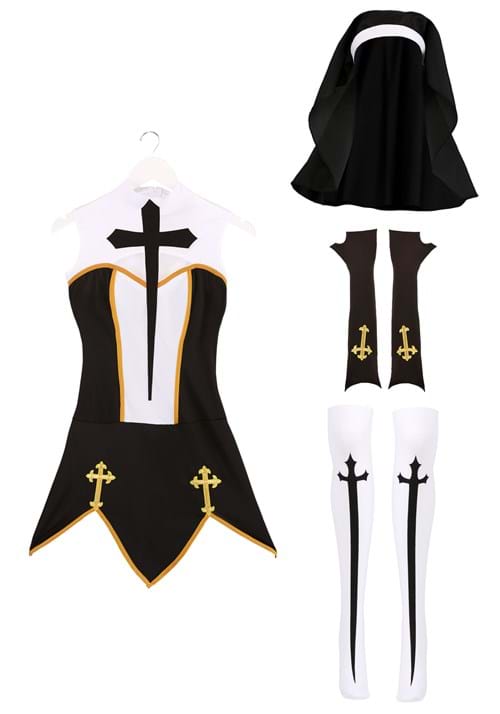 Bad Habit Nun Costume for Women - US 9503