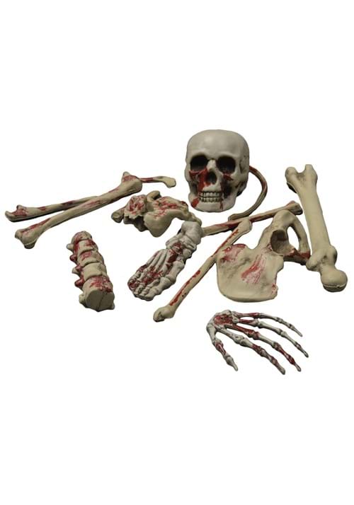 Set of 14 Bloody Skeletal Parts Decorative Set - US 5280