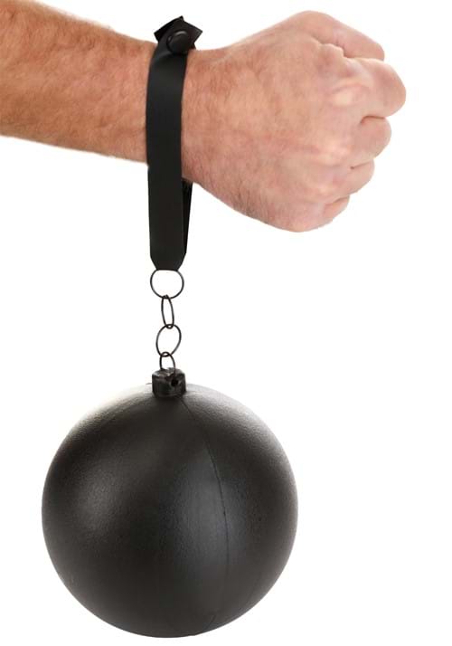 Ball and Chain Accessory Prop - US 3398
