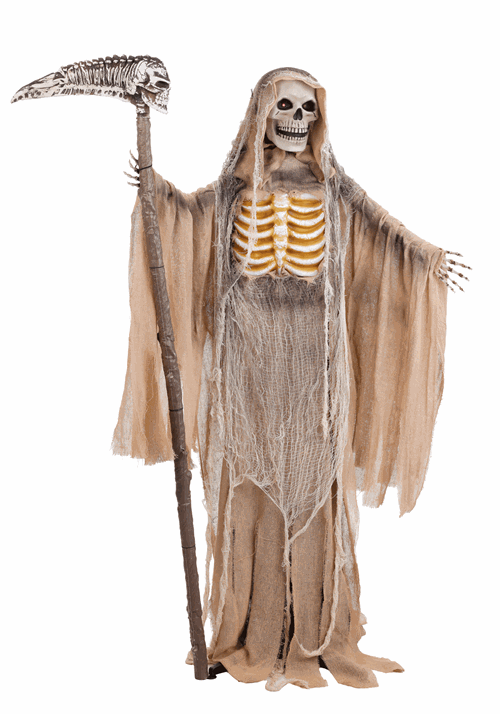 5.5FT Barrowman the Warding Reaper Animatronic Decoration - Scream Saver - US 8940