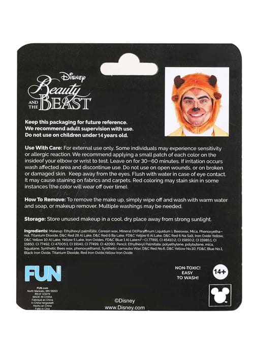 Disney Beauty and the Beast Beast Makeup Costume Kit - US 0851