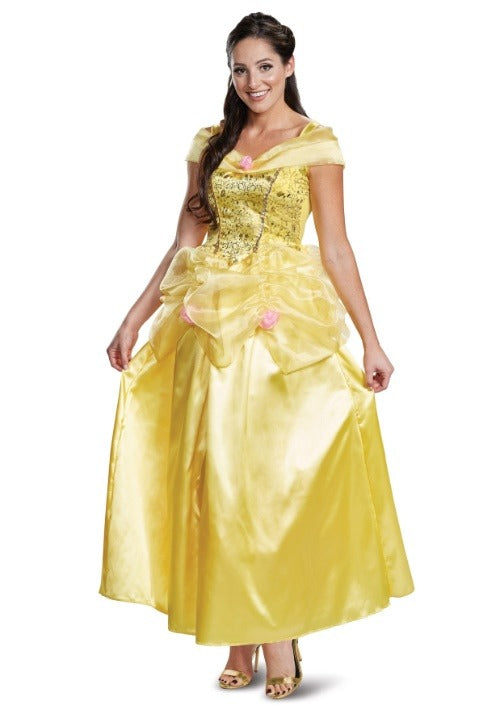 Beauty & The Beast Adult Deluxe Yellow Belle Costume - US 3830