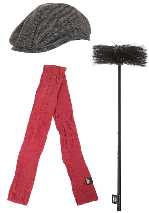 Mary Poppins Bert Hat, Scarf & Brush Accessory Kit - US 5681