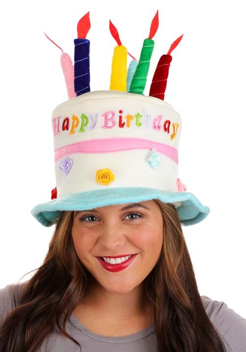 Adult Birthday Cake Plush Hat - US 1099